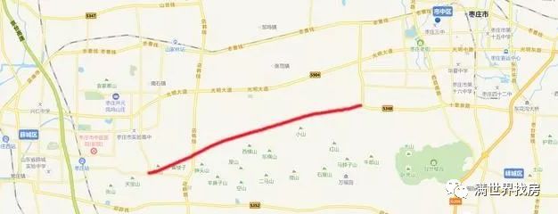 枣庄世纪大道双向6车道设计车速100kmh的快速路预计明年通车