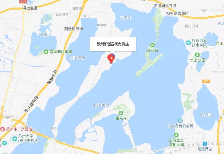 地理位置可谓心机十足:直面阳澄湖中心区的广阔湖景,距离坐拥数百亩