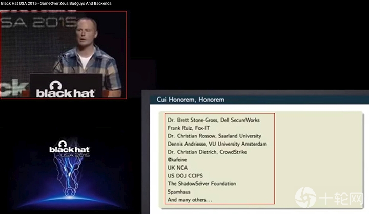 这是在2015年blackhat 大会上演讲的艾略特(elliott perterson),右下