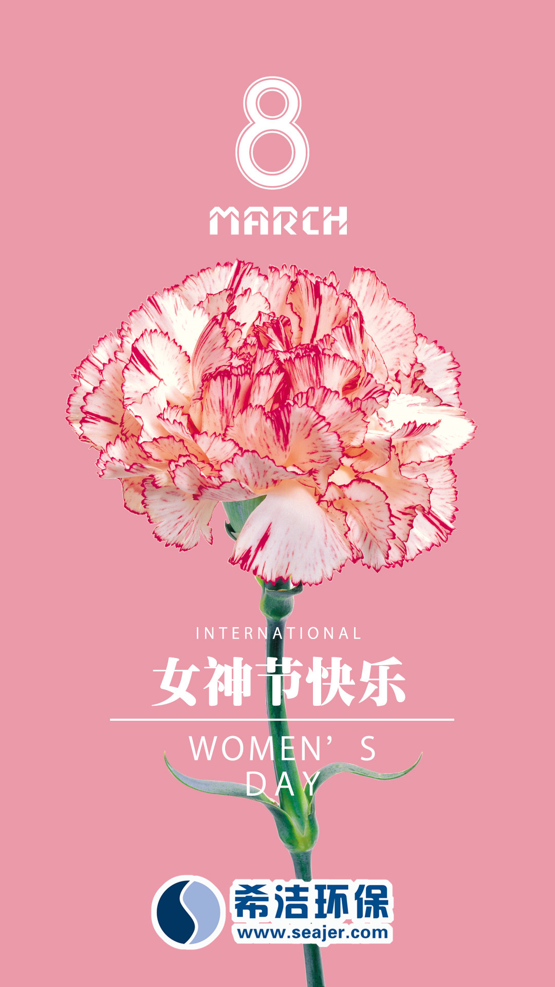 希洁环保祝大家女神节快乐!