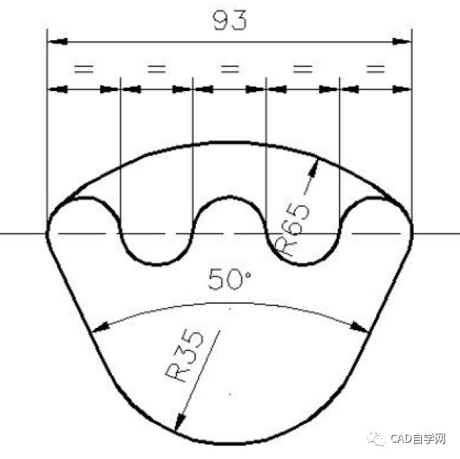 据说新手都练过的cad二维练习题第三部分