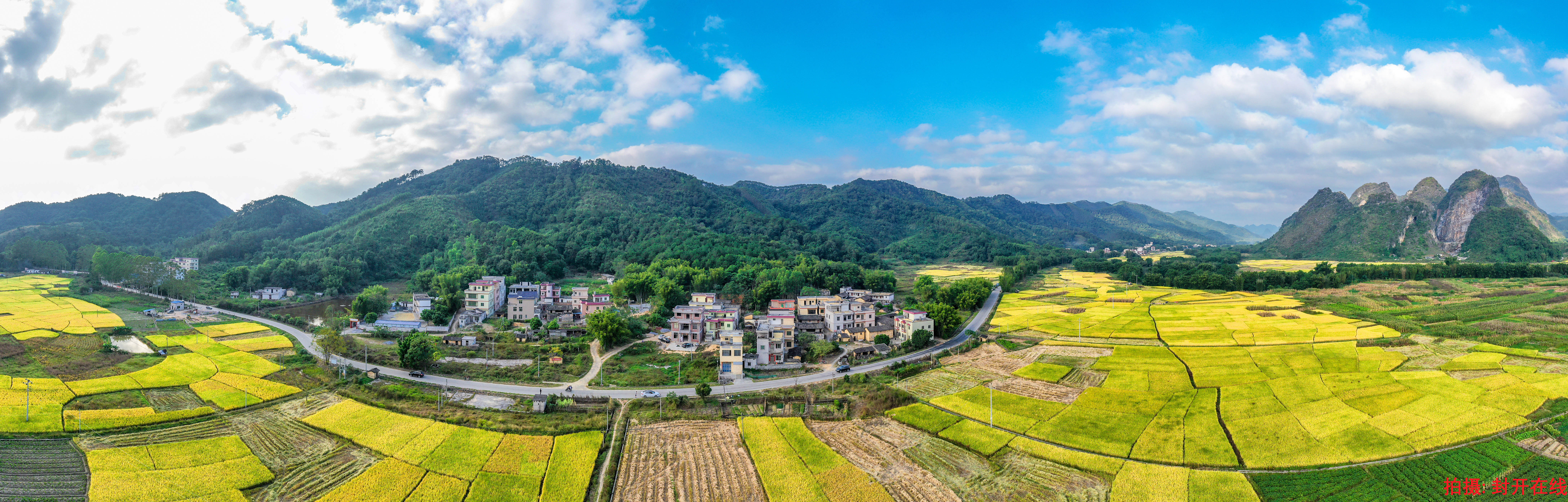 封开县莲都镇十里画廊之下冲村