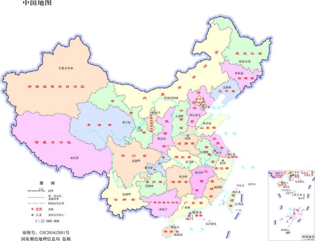 地图看中国;"犬牙交错"的省级行政区划分及离海最远的