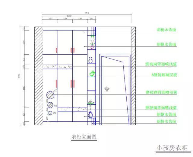 2, 儿童房衣柜