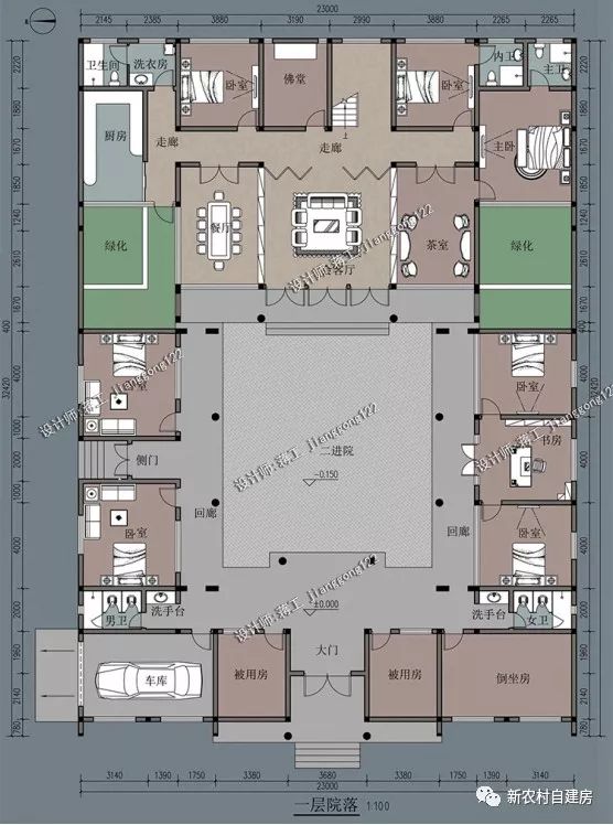 12套中式农村四合院,第3套15万就能建,第5套最少600万