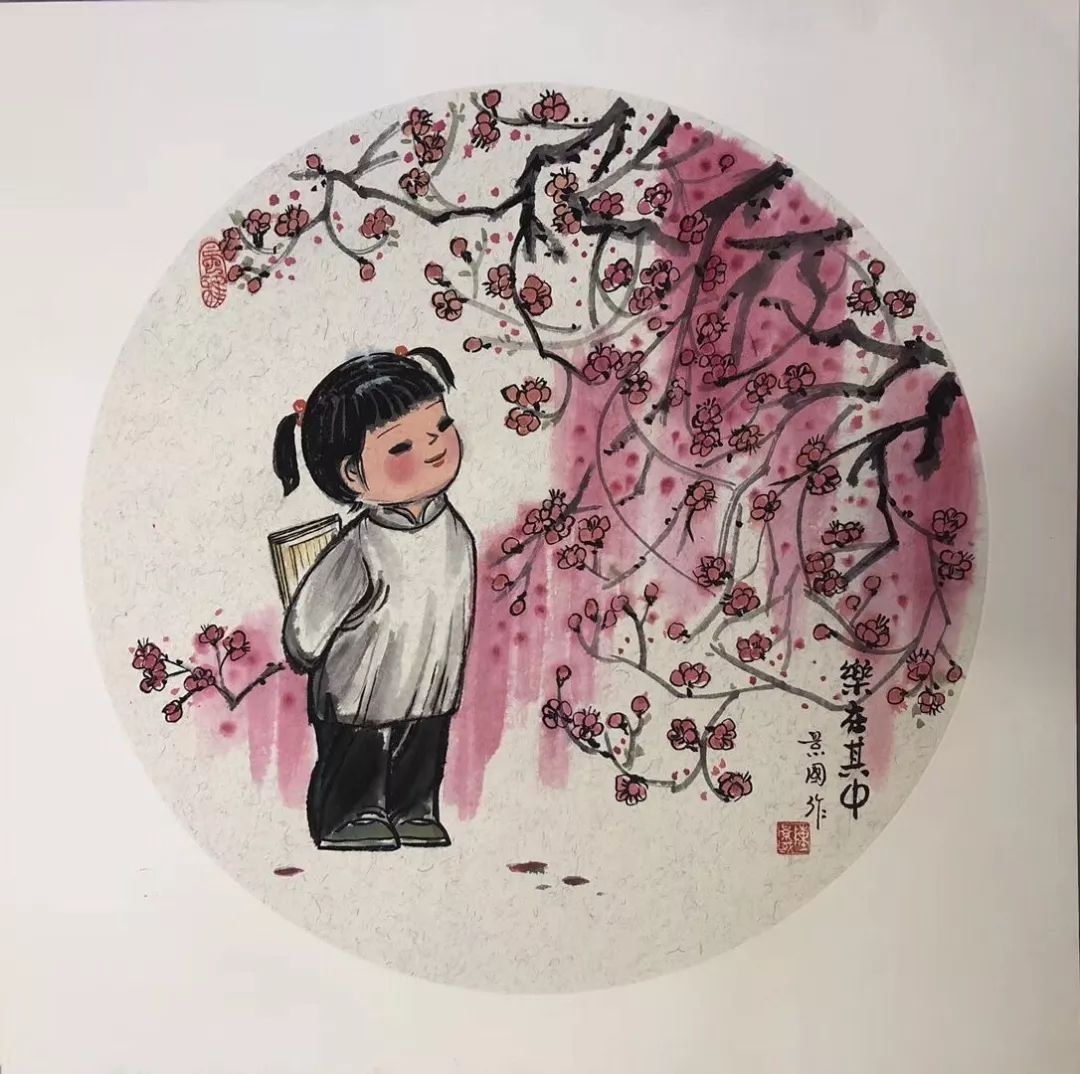 中国著名画家陈景国先生儿童漫画展开展