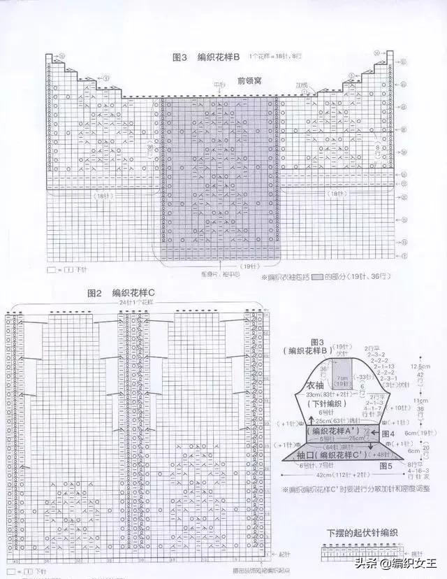 编织一款具有女人魅力的镂空套头毛衣,成品美极了,附编织教程