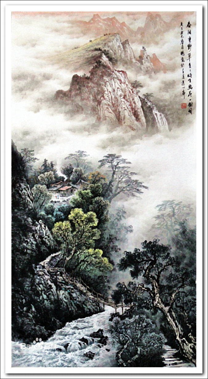 刘鹏凯画家《彩墨山水 清雅旷远》