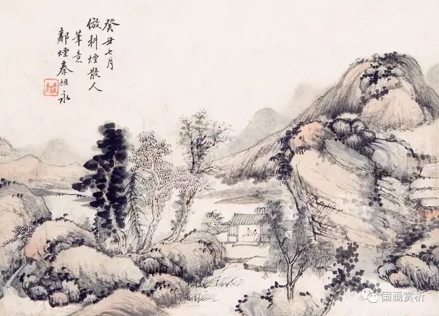 【分享】晚清"娄东画派"代表画家——秦祖永山水画作30幅