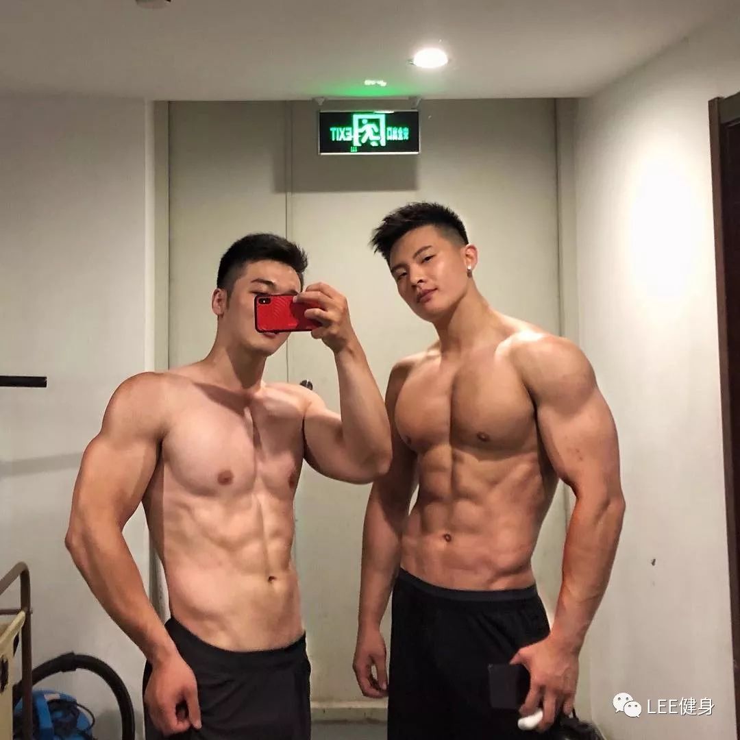 国产超级大帅哥健身男模肌肉小哥哥fitness陆恒 中国 肌肉宝宝