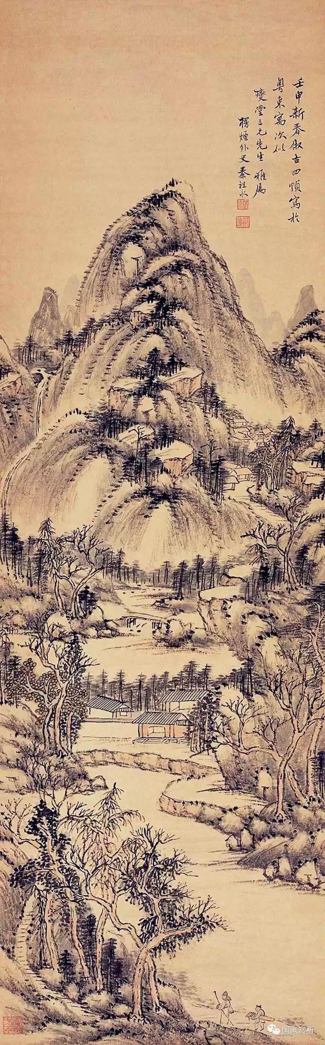 分享晚清娄东画派代表画家秦祖永山水画作30幅