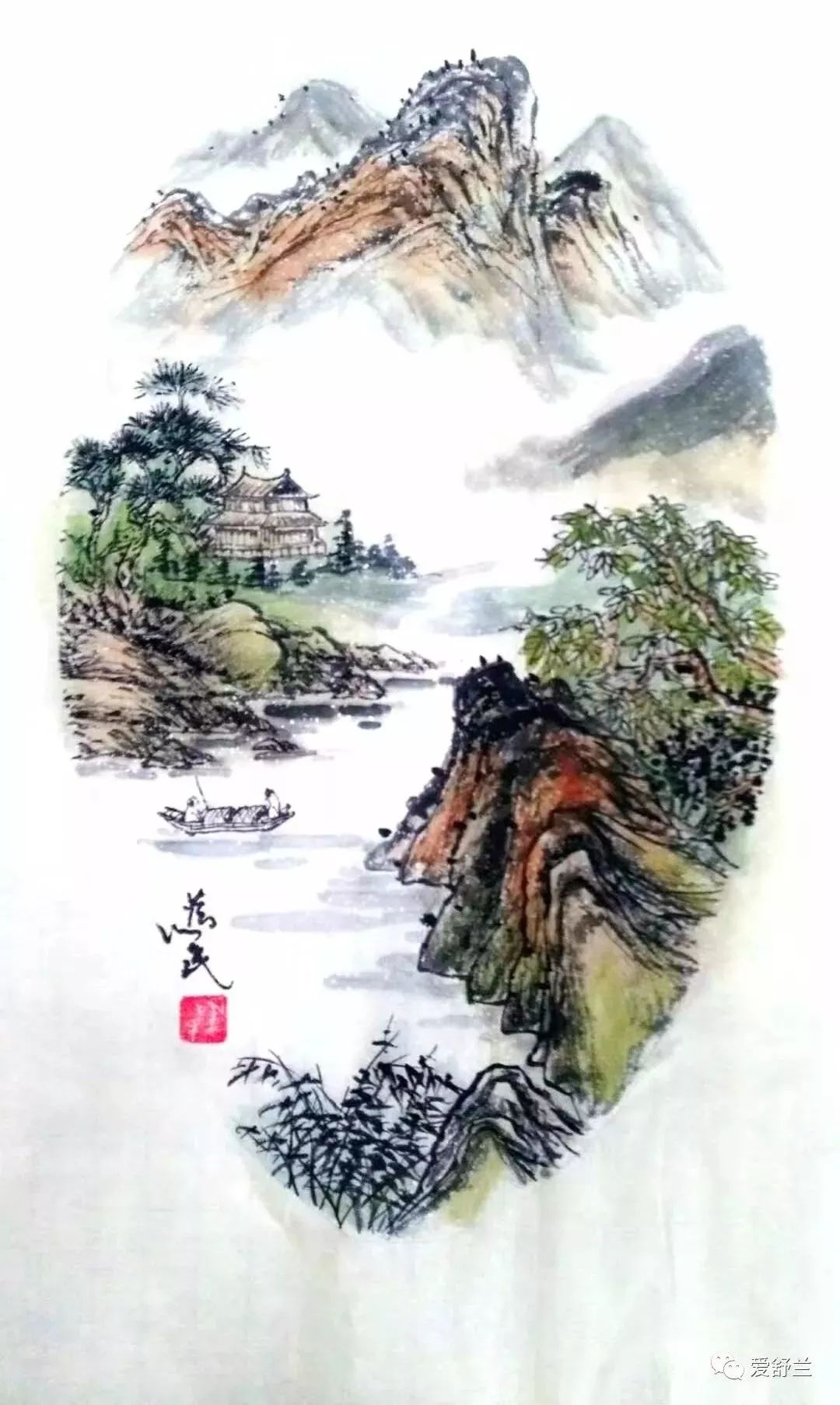 宫为民从小喜欢绘画,其作品经常受到老师,同学的表扬和赞许,初中时