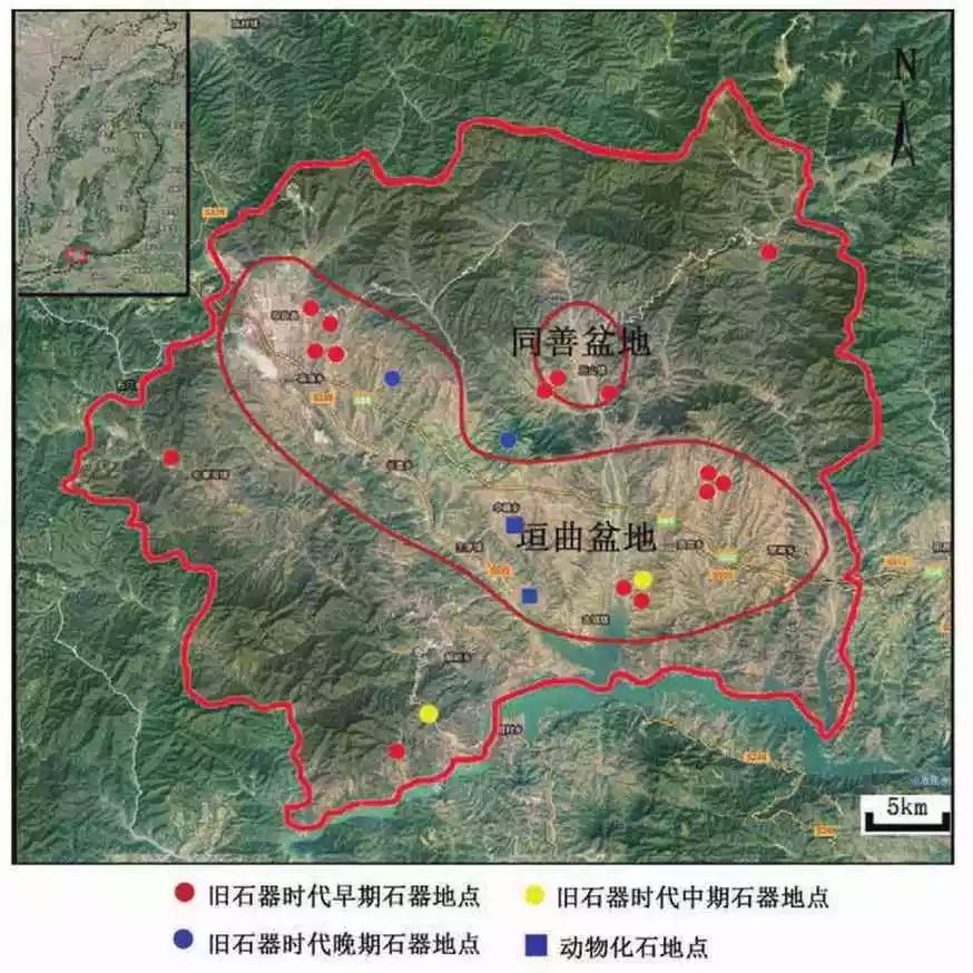 山西垣曲地区旧石器考古调查简报_盆地