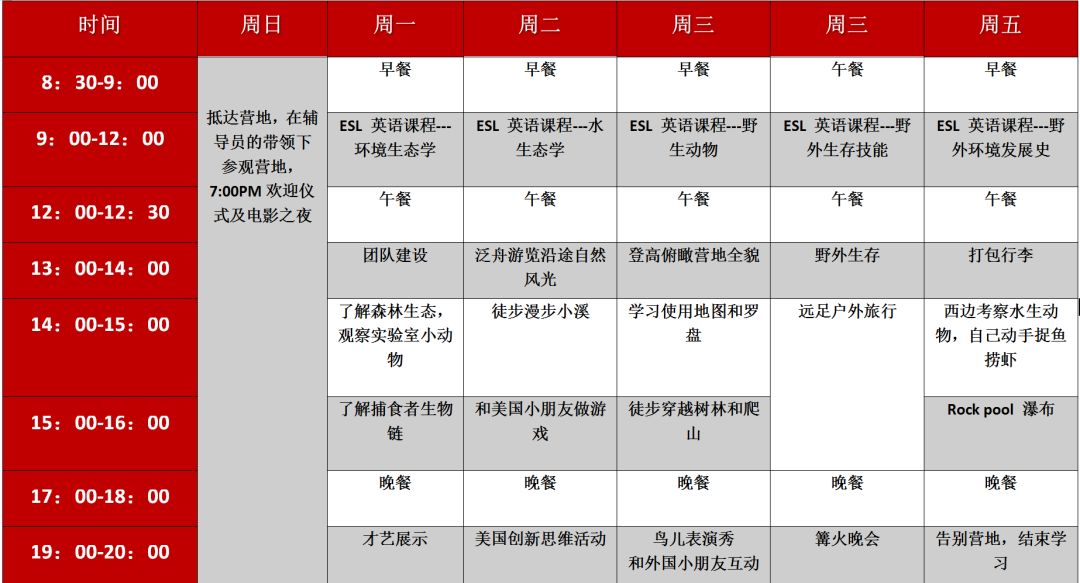 2019【美国】东西海岸YMCA国星空体育app登录入口际野营深度体验营(图23)