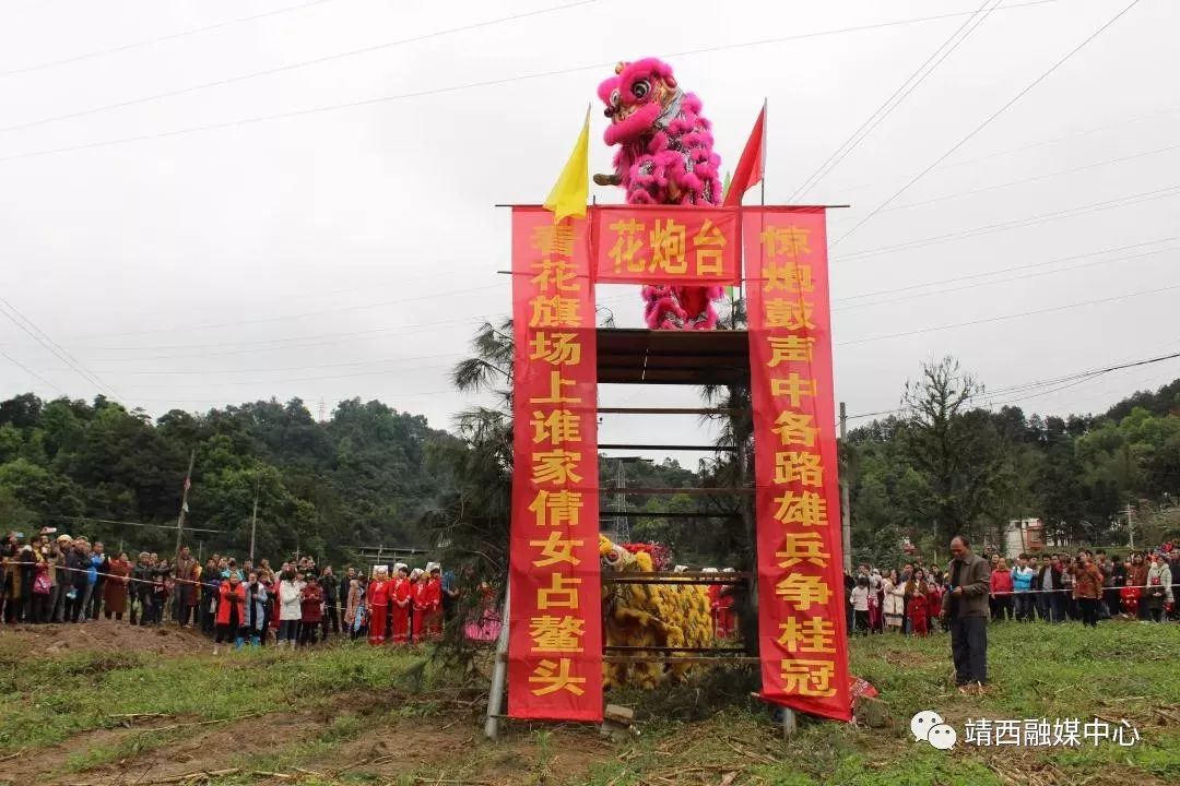 历经千百年的抢花炮民俗,已列入了广西非物质文化遗产.