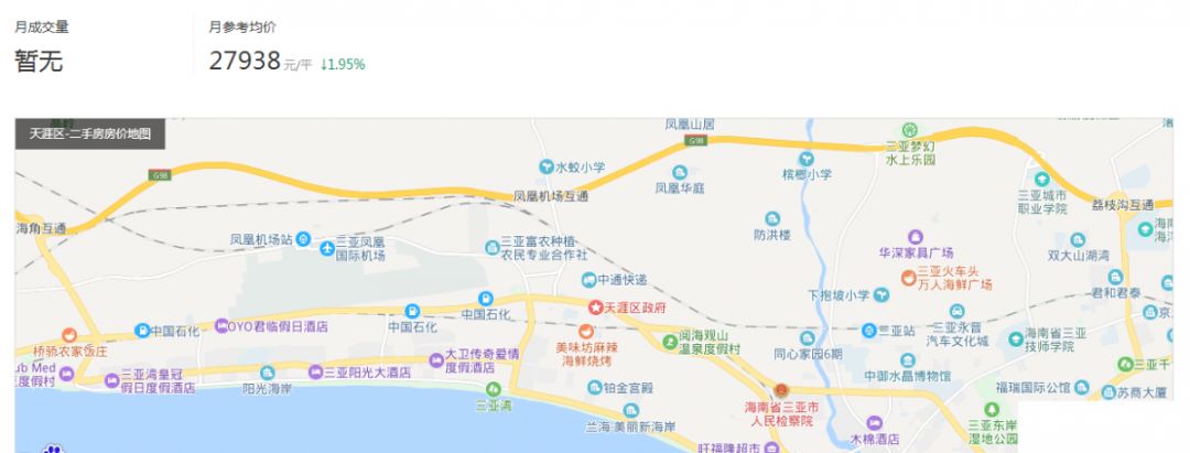 地理位置优越,目前仍在进行棚户区改造,续建新机场,续建三亚佳翔航空