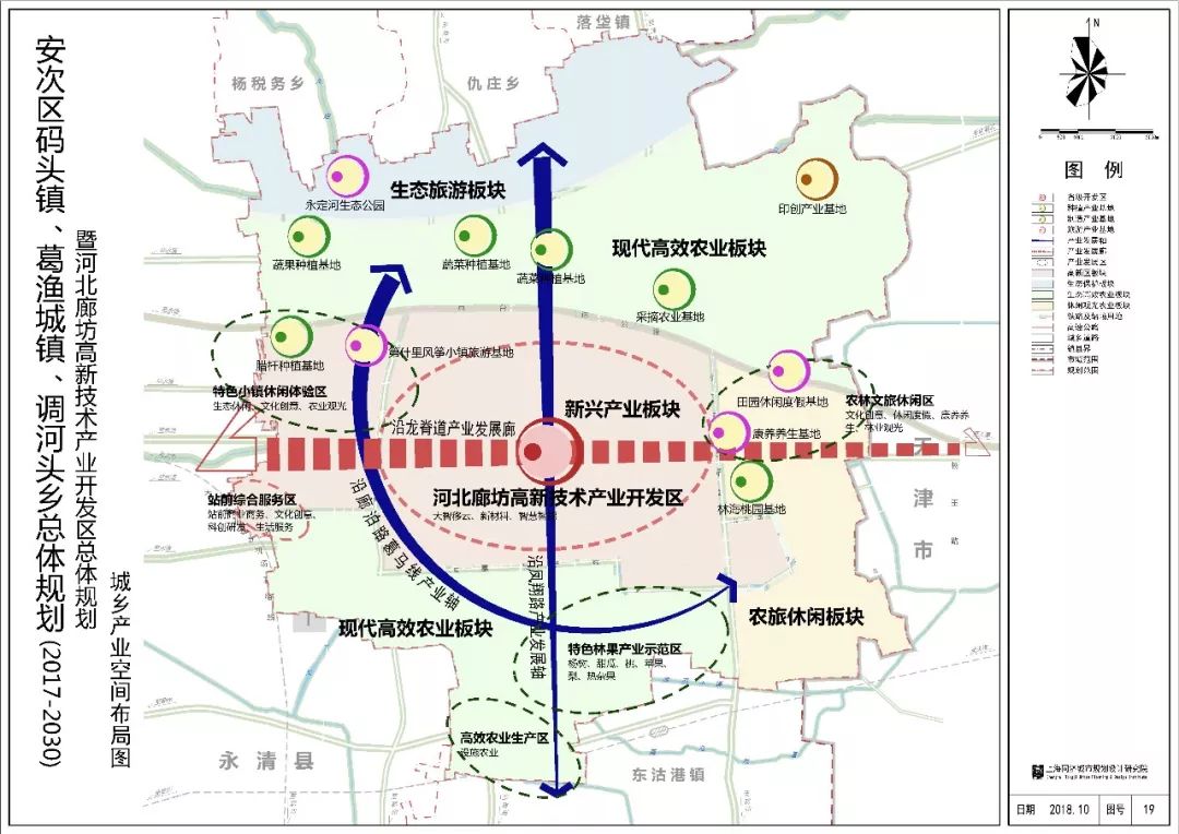 其中线路走向明确,新建线路起自津保铁路胜芳站,在小惠庄村与廖家村