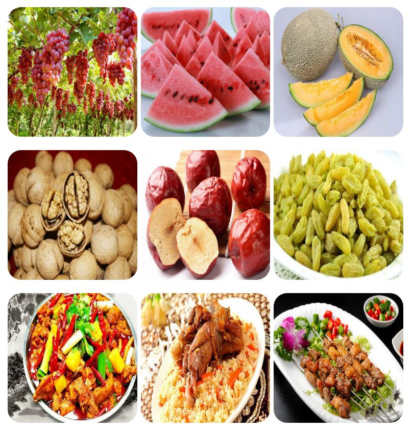 看看新疆的瓜果,美食,还有美景
