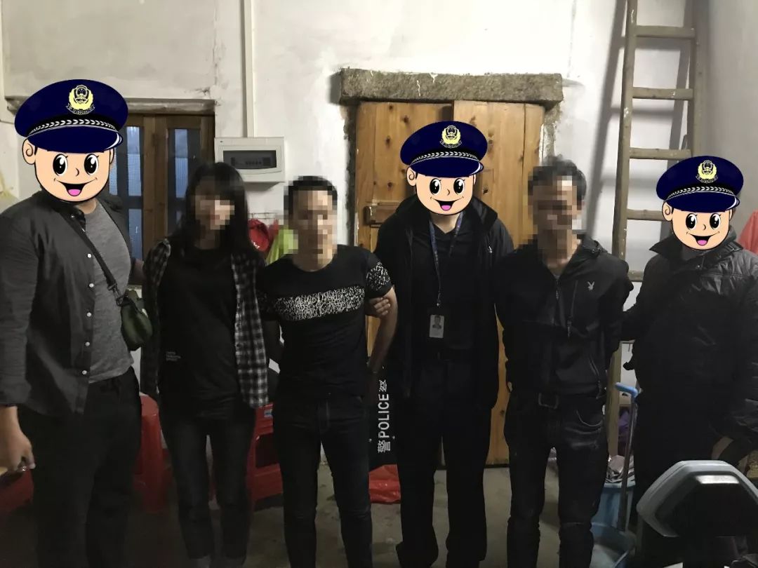 汕尾警方重拳出击又抓获多名男女