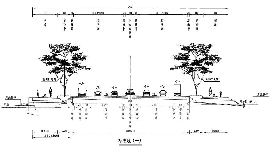 △路基横断面图