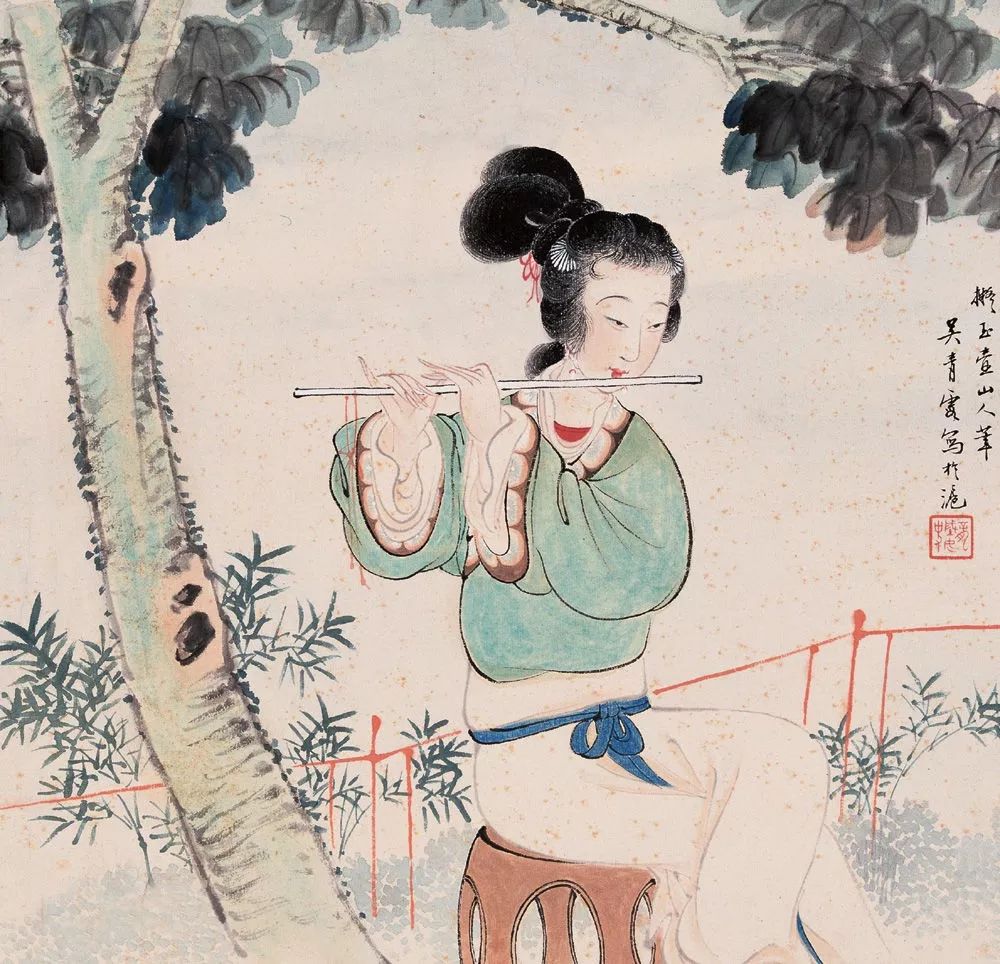 吴青霞|绘画生涯长达80多年的才女画家(120幅)