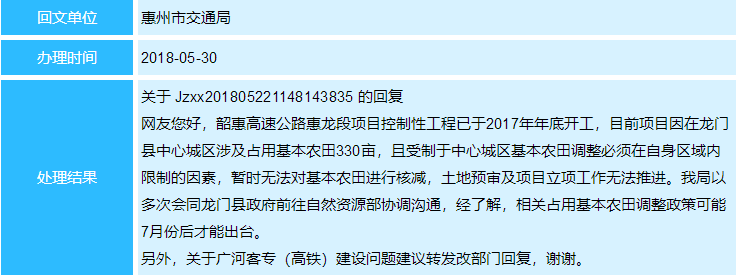 惠龙高速计划10月动工,途经公庄,杨村,杨侨,泰美,罗阳