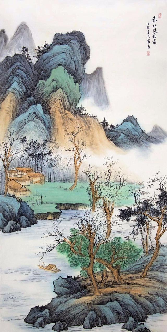 画家钟美景国画山水赏充满诗情画意‖刘铸泰山水画赏析:奔放洒脱,清逸