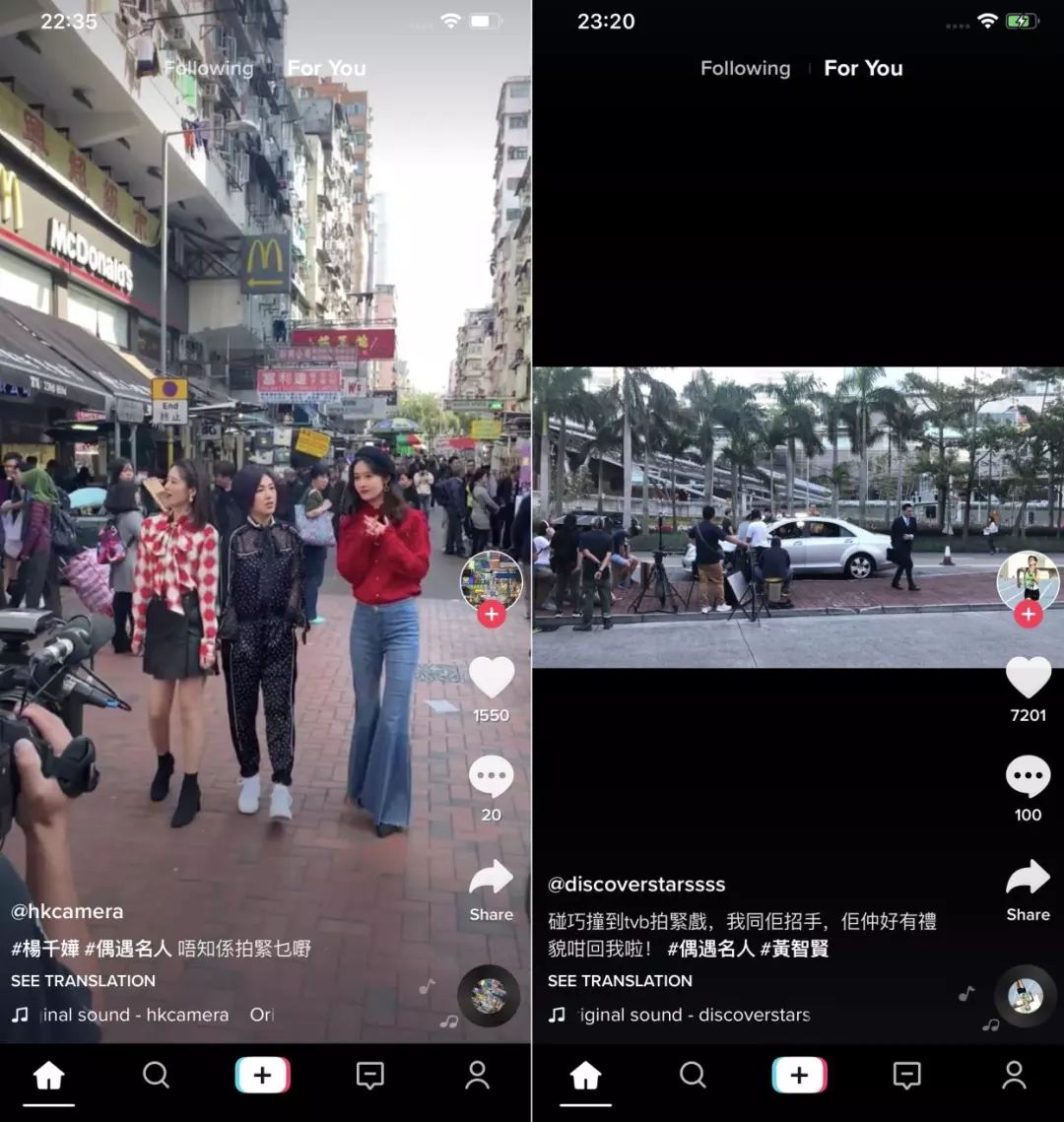 由于tiktok面向全球,所以不同地区的视频差别很大.