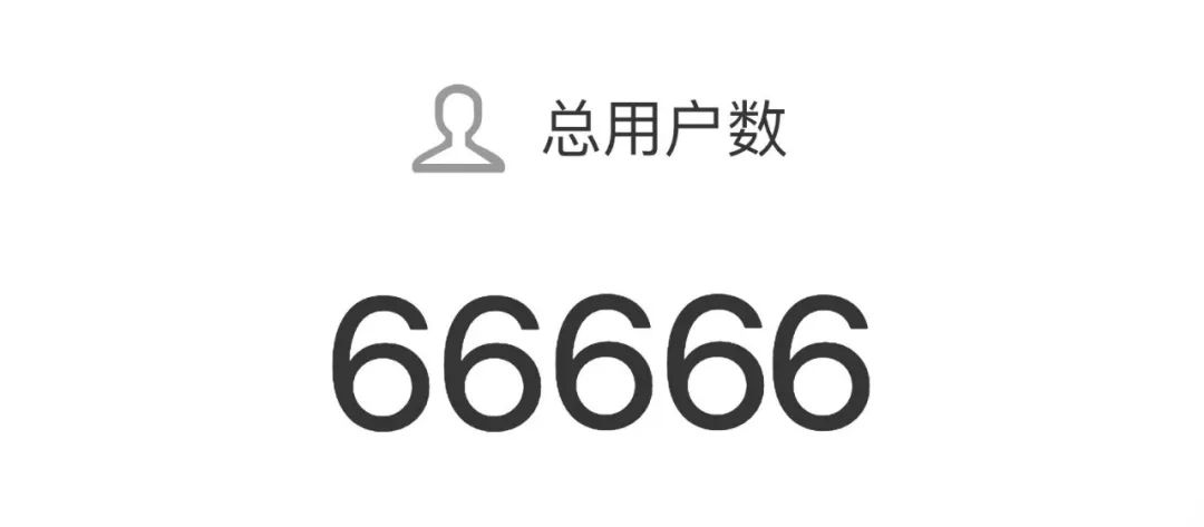 今天,我们为第66666位关注者单独出了一篇推送!_数字