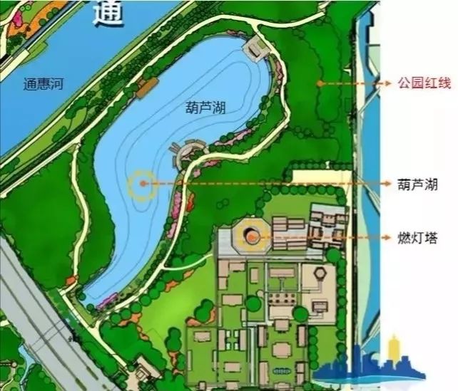 西海子公园再添色 二期开建古迹多