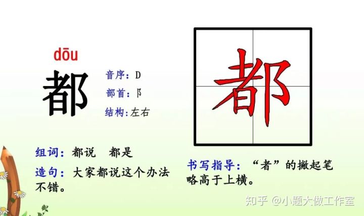 (下)生字拼音、偏旁、结构、组词、造句