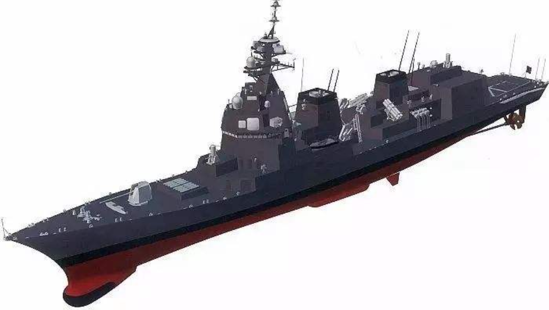 日本新锐驱逐舰服役:驱逐舰的吨位护卫舰的配置!_朝日