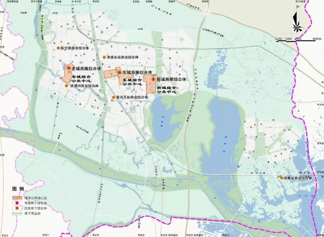 星河天街地下商业综合体,闵集站地下商业综合体,孝感东站地下商业综合