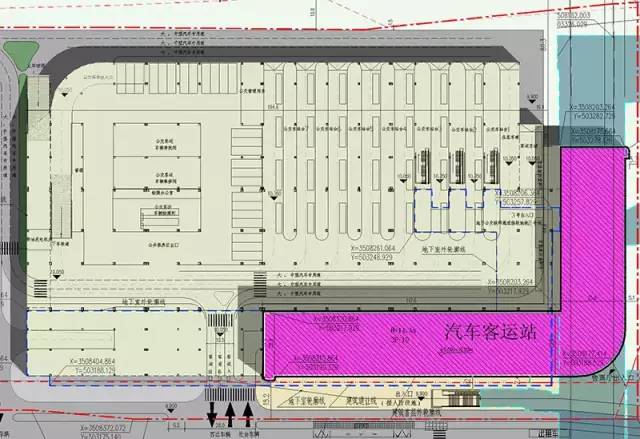 马鞍山市综合客运中心枢纽站平面图