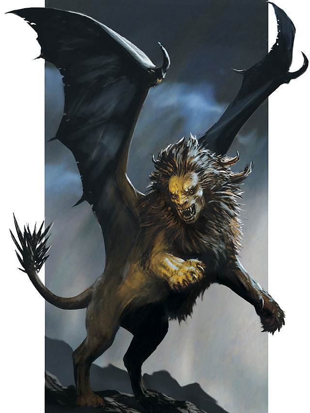 探索传说的神秘动物——曼提柯尔蝎狮兽