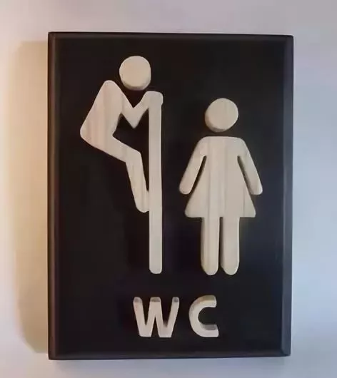 盘点世界各地厕所标志,看完想上厕所!