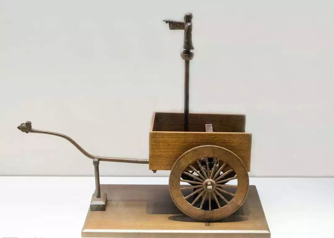 指南车是一种用来指示方向的车子,是中国古代独有的一项奇特发明.