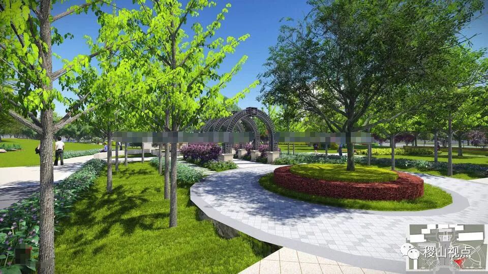 稷山火车站将新建站前广场公园,规划设计效果图!太美了.