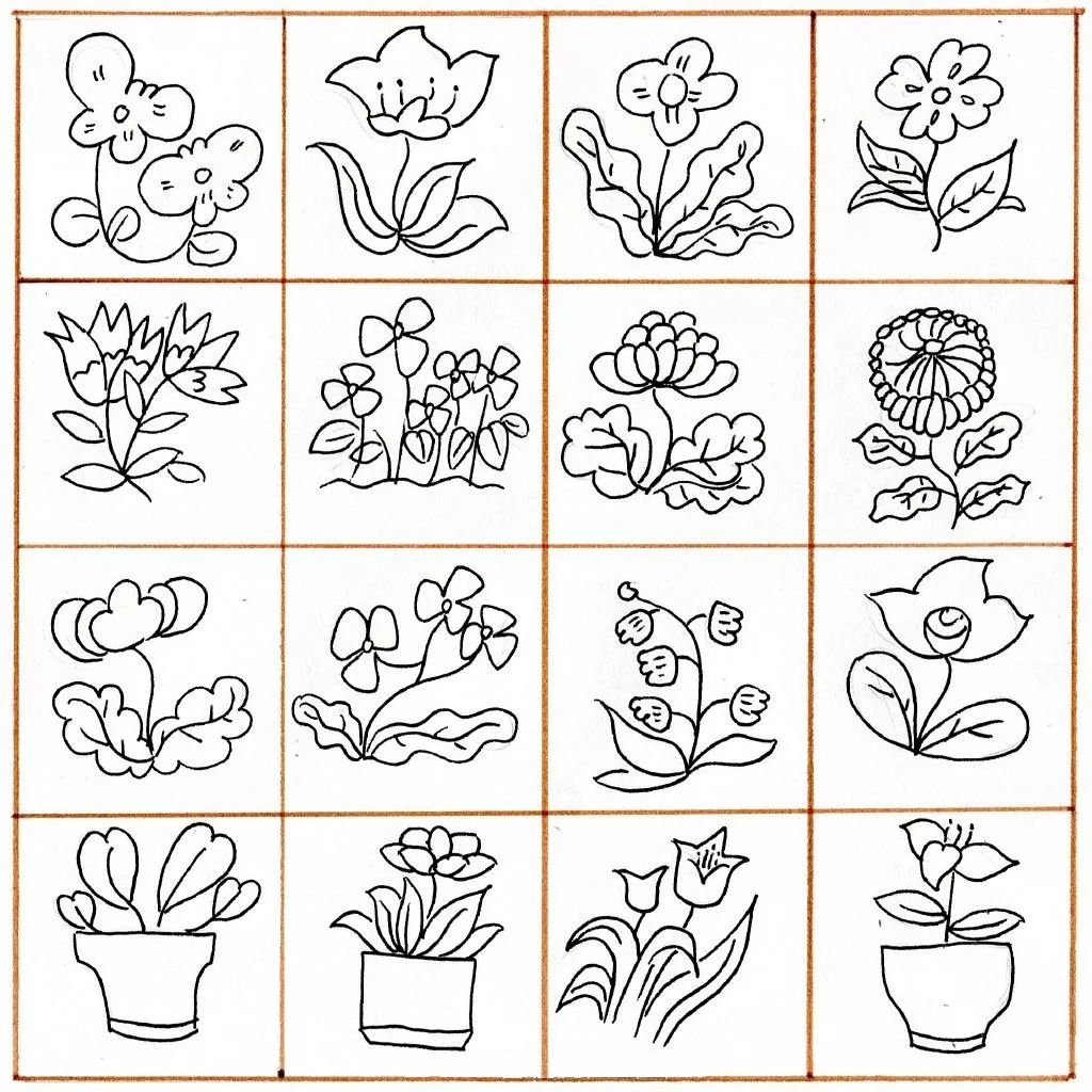 既可独当一面 也可以丰富画面 今天我们来学习一下 144 种植物的黑白