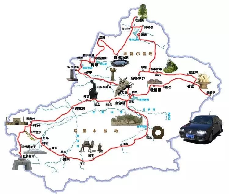超全新疆自驾游旅游线路大搜罗!