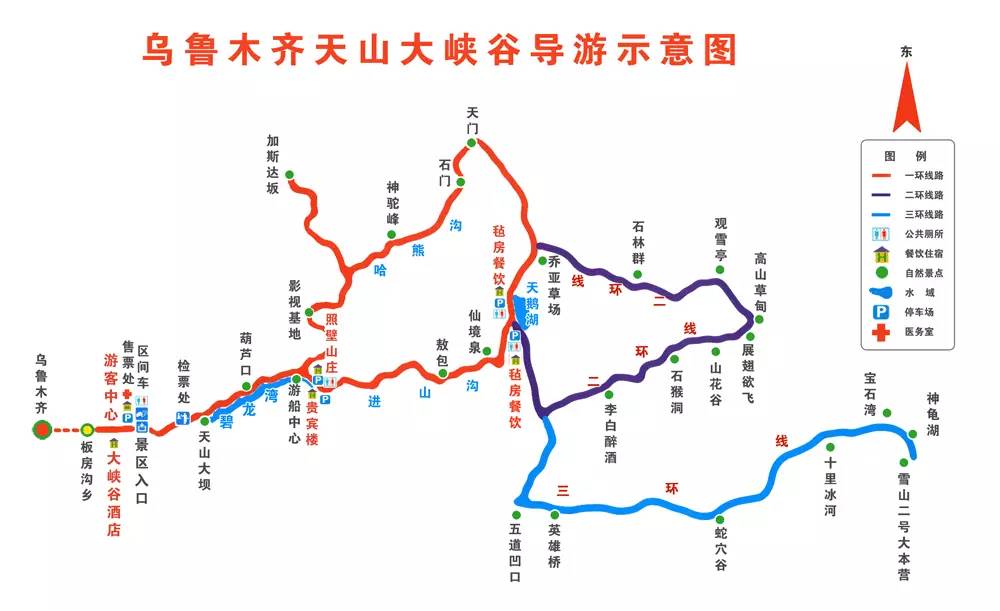 新疆自驾游的必备神器—旅游地图,你一定要收藏好喽!