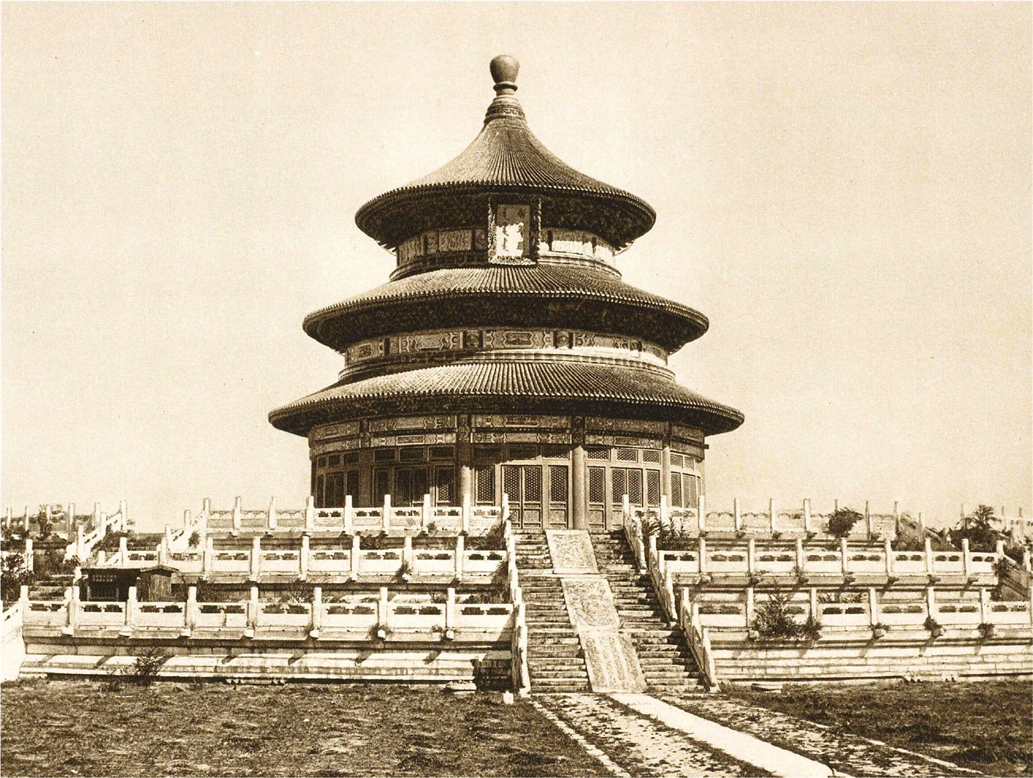 筑造的虔诚,110年前的中国古建筑照片,珍藏!