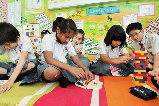 好奇孩子进入新加坡小学后的数学课到底学什么