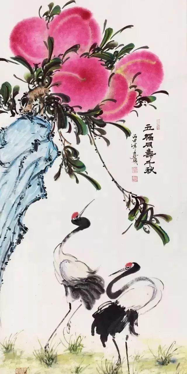 一组超美的富贵长寿图!