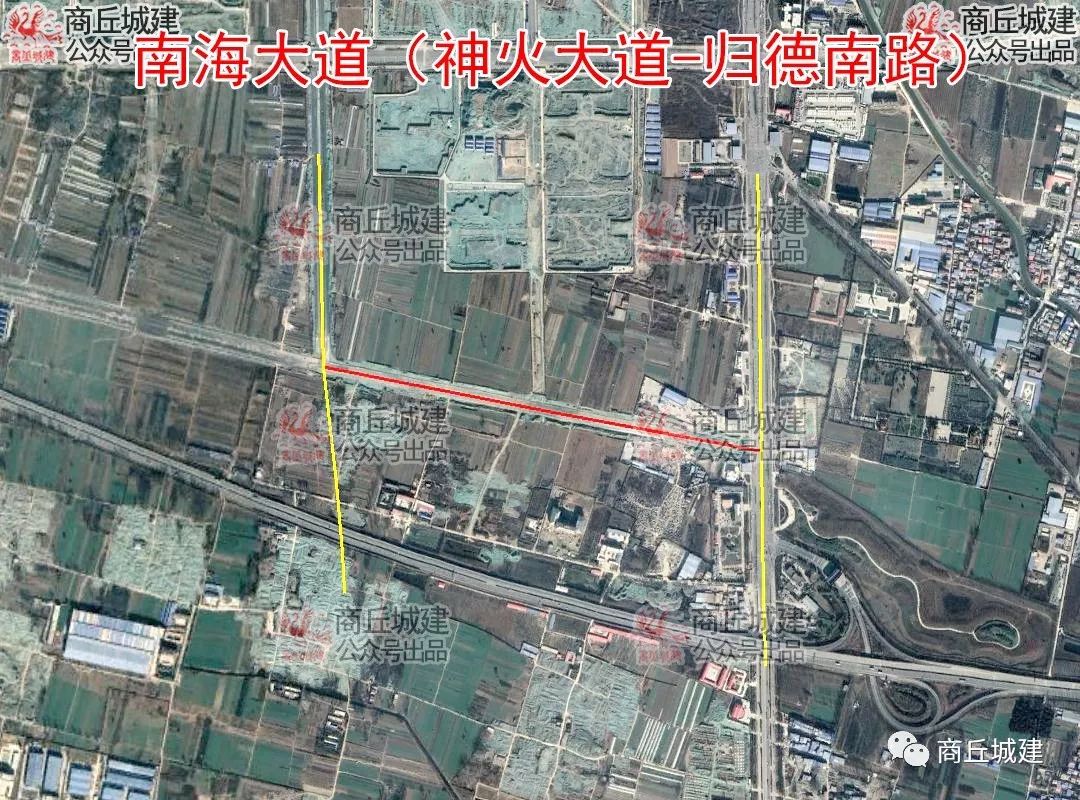 商丘城区多条市政道路选址公示 商丘人以后出行更方便