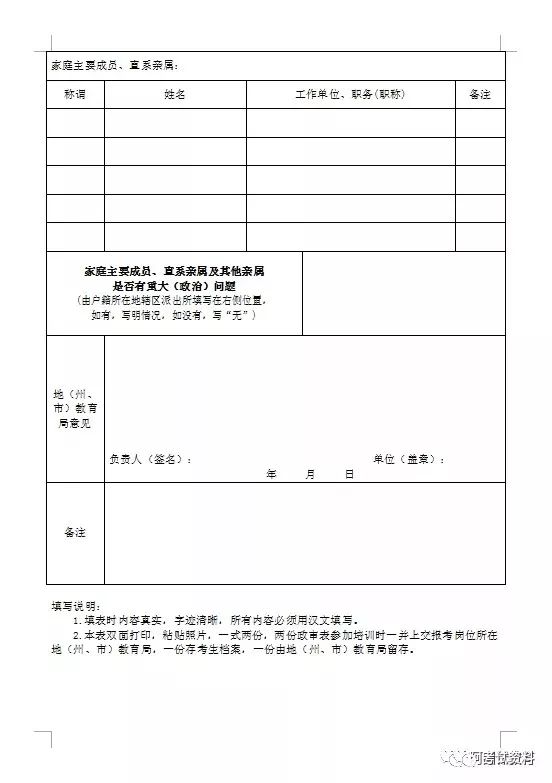 招聘教师报名表_本溪市高级中学面向高校公开招聘教师报名表(2)