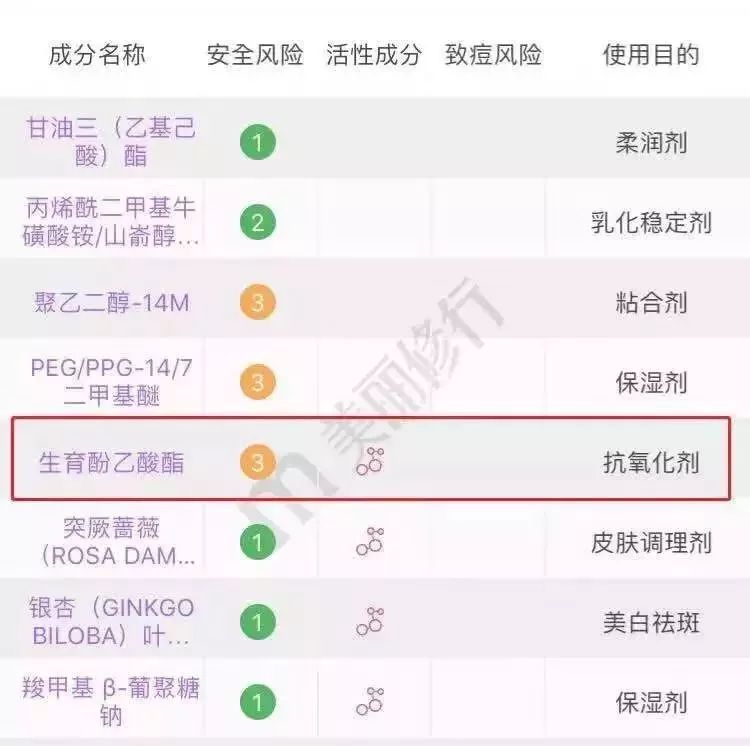 海蓝之谜面霜部分成分表