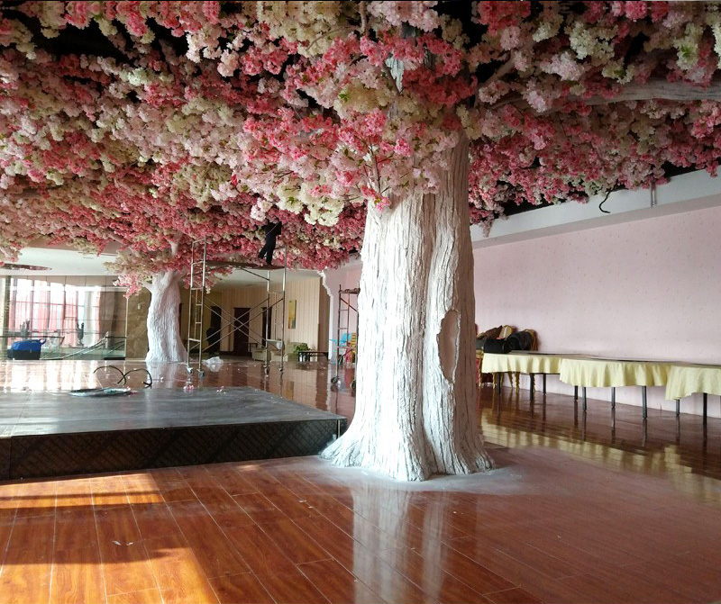 圣缘景观仿真樱花树|穿越至日本奈良的和风室内装饰