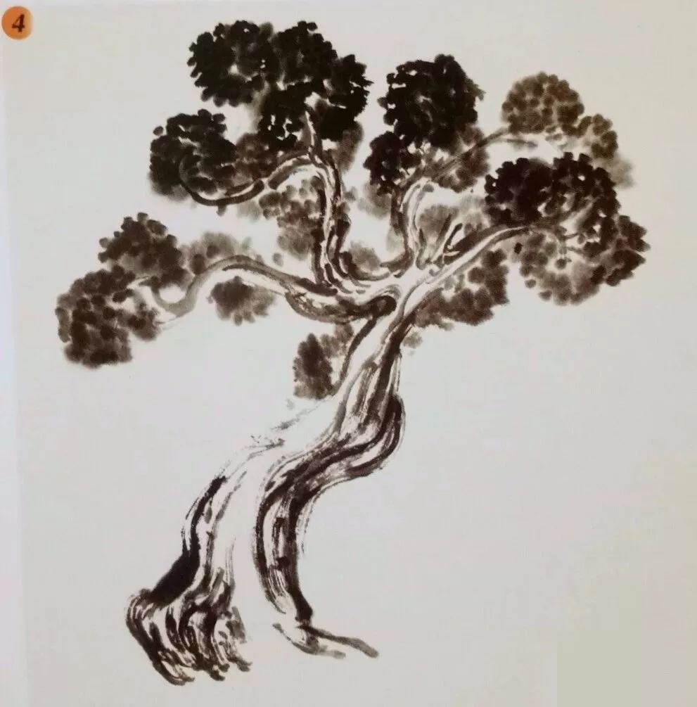 国画中各种树的画法