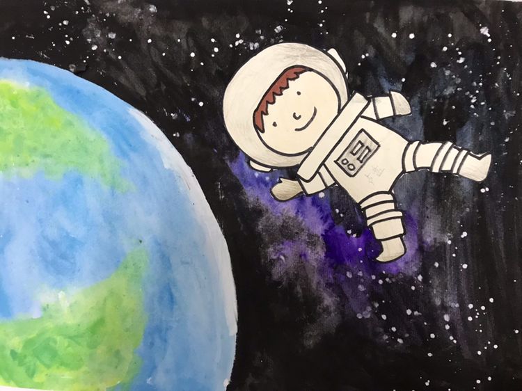 我的太空梦——湘一阳明学校太空画创作活动